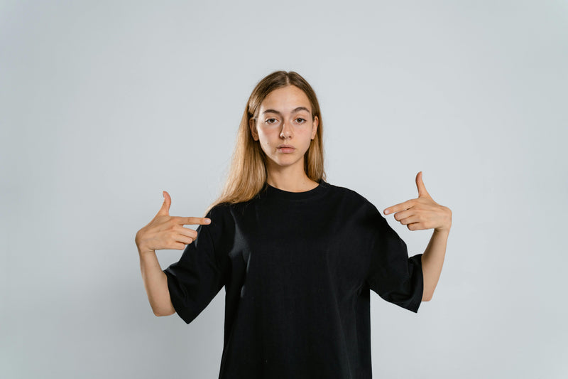 black oversized T-Shirt